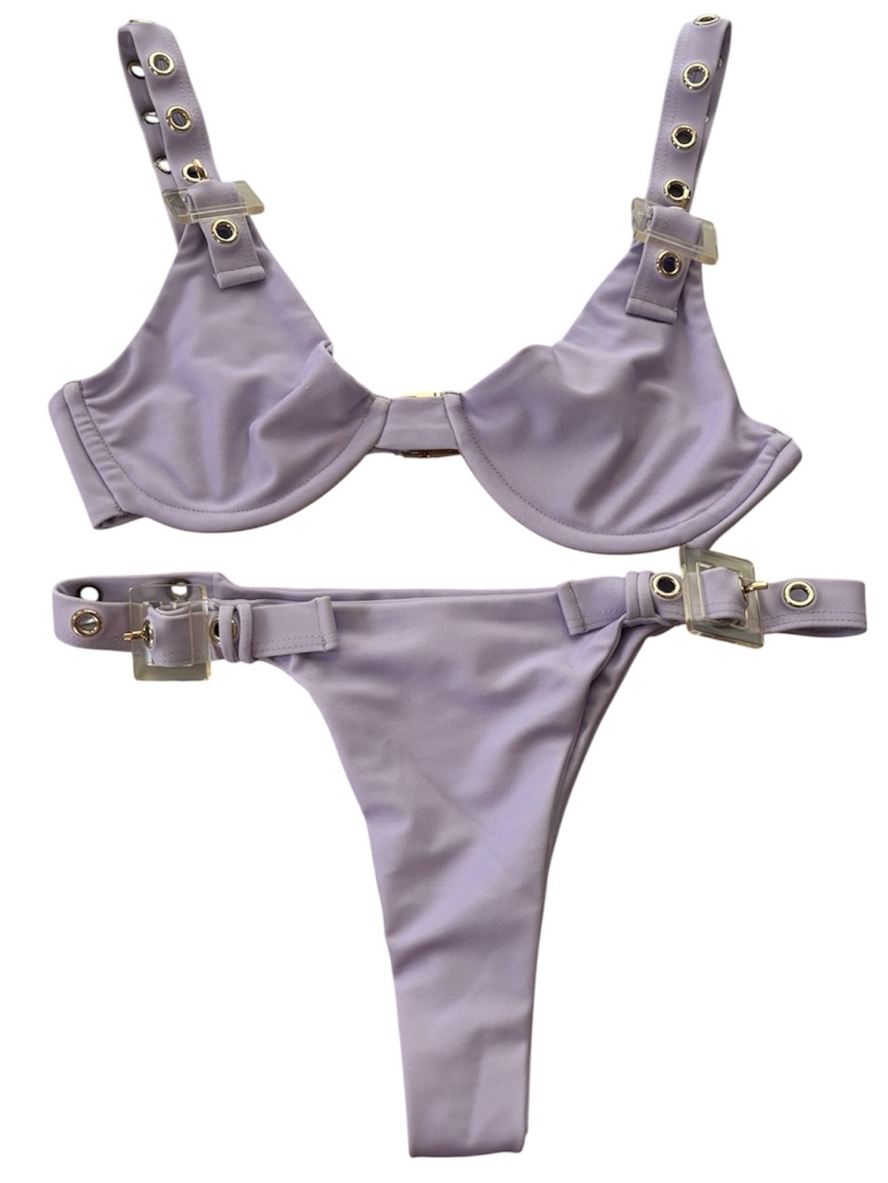 Heart of Sun Violeta Underwire Buckle Bikini Set Size S